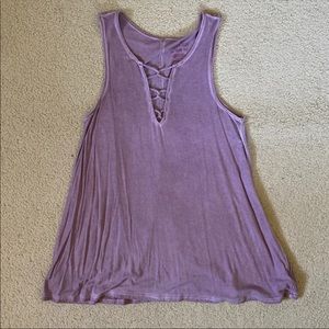 American Eagle Soft & Sexy Mauve Tank